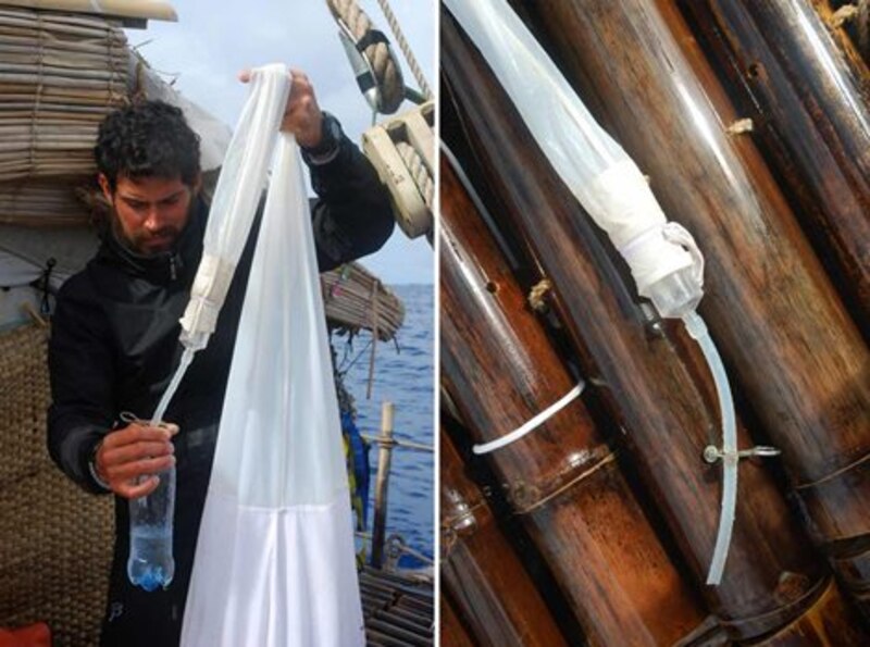 Sistema de filtración de agua con bambú