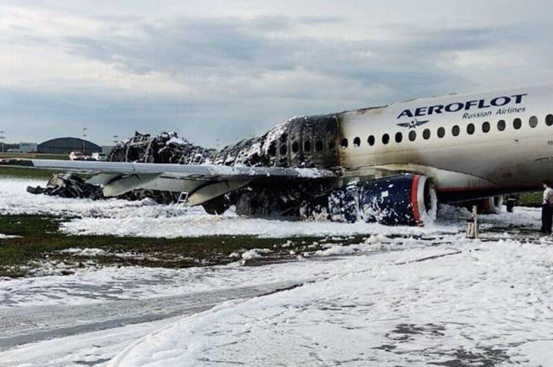 Accidente de avión en Rusia