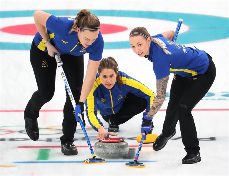 Suecia gana la medalla de oro en curling femenino en los Juegos Olímpicos de Invierno de 2018