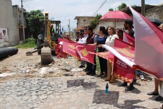 Inicia rehabilitación de calles en la colonia Santa Rosa de El Salto