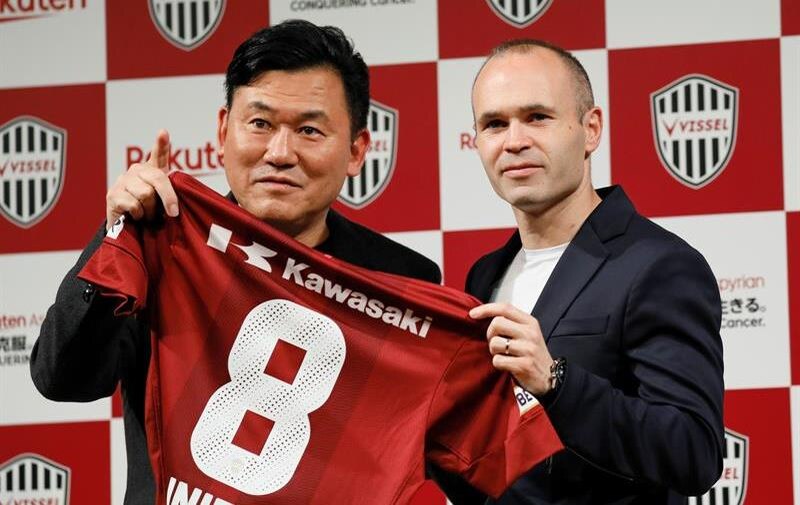 Iniesta, nuevo jugador del Vissel Kobe