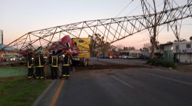 Accidente de tráfico en la ciudad de México