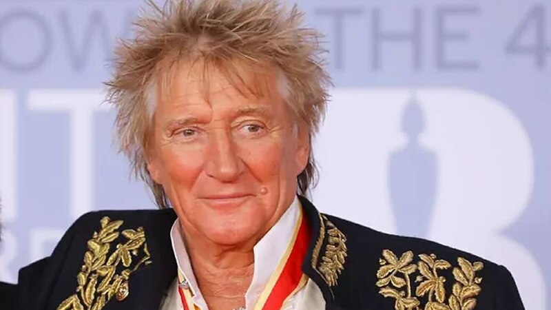 El cantante Rod Stewart