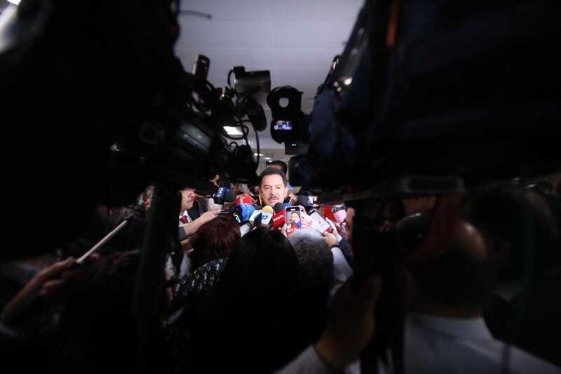 El presidente López Obrador ofrece una conferencia de prensa