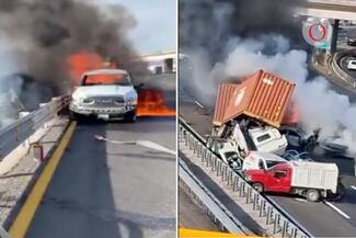 ¿Sigue cerrada la carretera Querétaro-San Luis Potosí? Reporte del choque múltiple