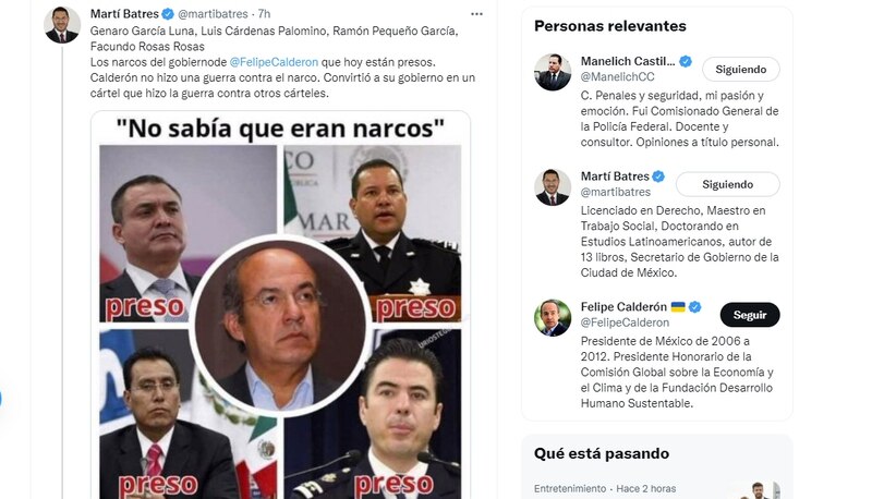 Genaro García Luna y otros exfuncionarios de Calderón son declarados culpables de narcotráfico