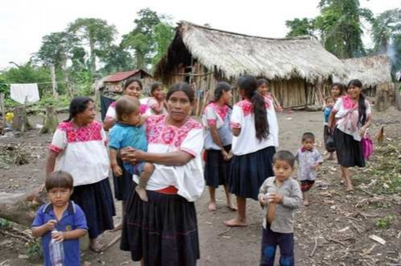 Mujeres indígenas en Chiapas, México
