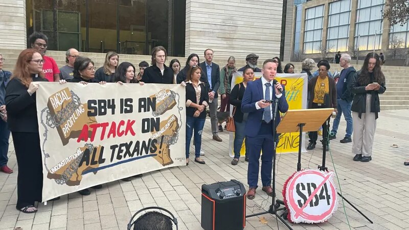 Protesta contra la ley SB4 en Texas