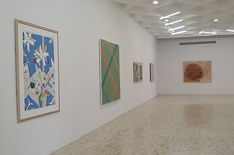 Exposición de arte abstracto