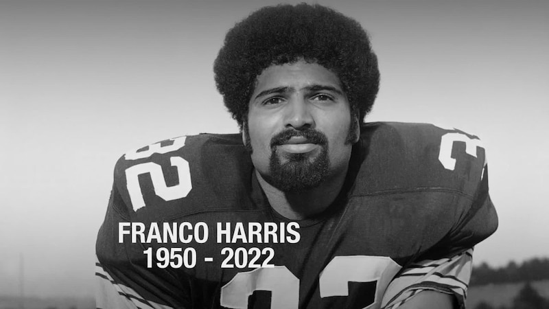 Franco Harris, el legendario jugador de fútbol americano, muere a los 72 años