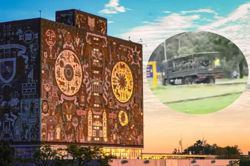 Elementos del Ejército en la UNAM
