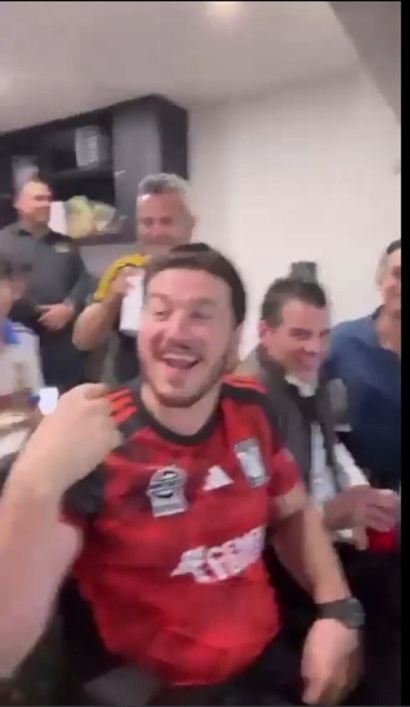 ¡La alegría de los campeones!