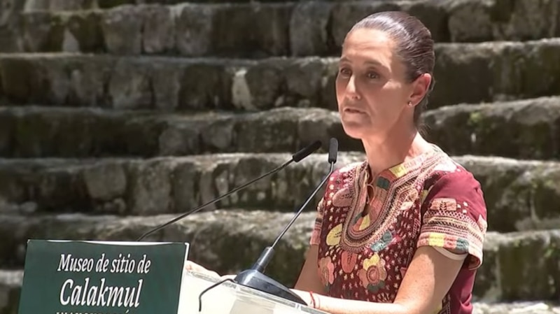 La Secretaria de Cultura, Alejandra Frausto, inaugura el Museo de Sitio de Calakmul