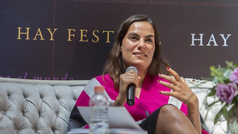 La escritora Camila Sosa Villada en el Hay Festival