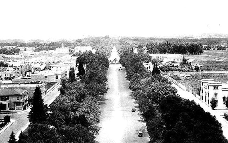 La ciudad de Los Ángeles en 1920