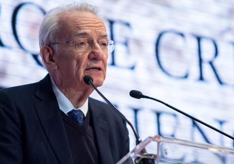 El presidente de Iberdrola, Ignacio Sánchez Galán, durante una conferencia en Madrid
