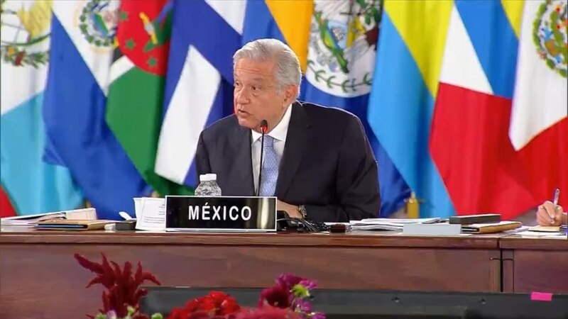 El presidente mexicano, Enrique Peña Nieto, habla en una reunión de la ONU.