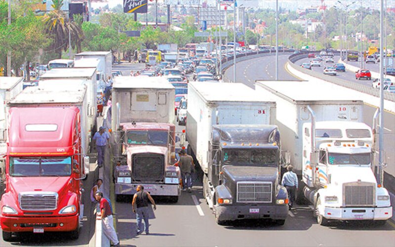 Tráfico vehicular en la Ciudad de México