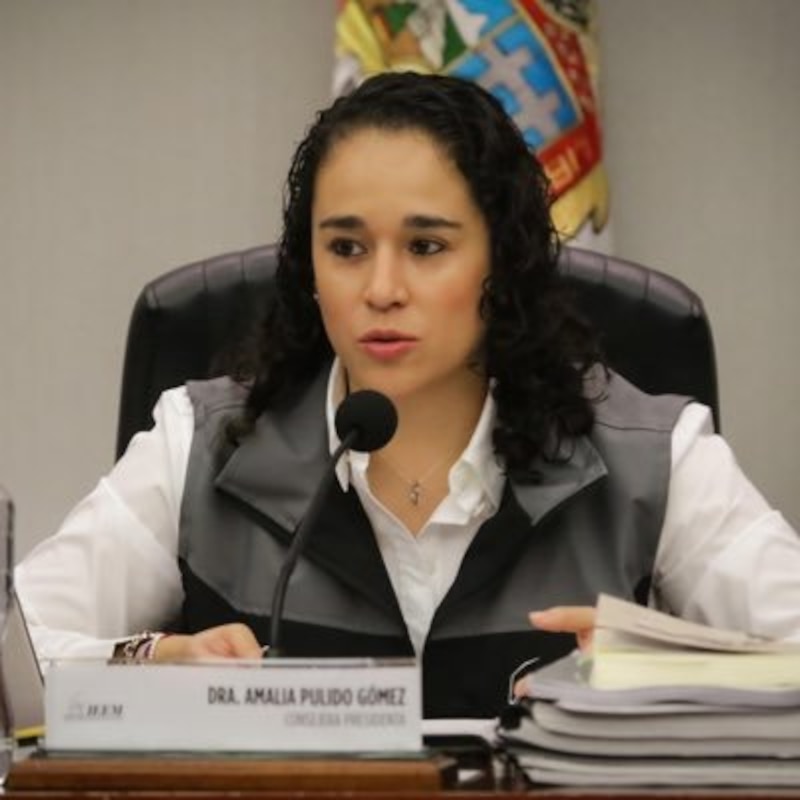 La Dra. Amalia Pulido Gómez, Concejera Presidenta del Concejo de Bogotá, Colombia