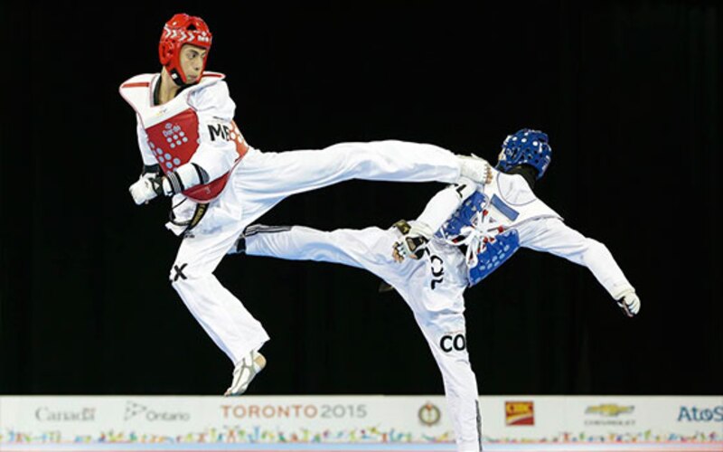 Pelea de Taekwondo