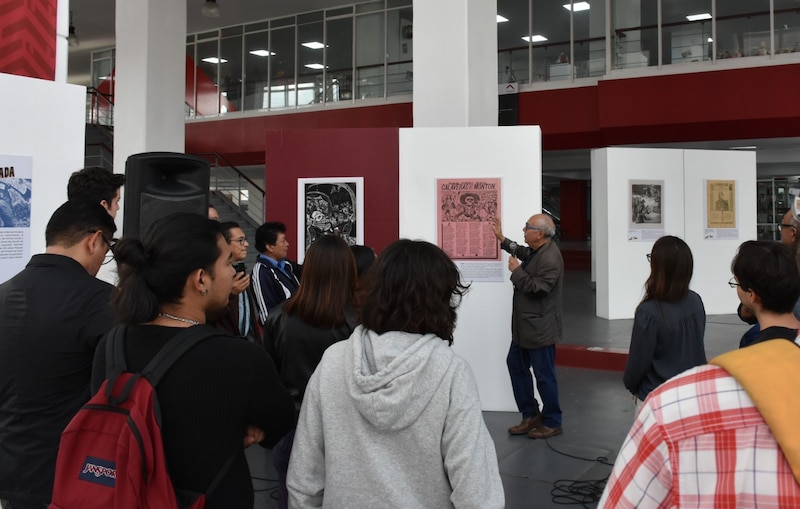Presentación de la exposición "Calderón y Monsivais"