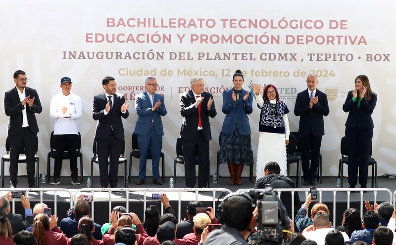 Inauguración del Plantel CDMX del Bachillerato Tecnológico de Educación y Promoción Deportiva