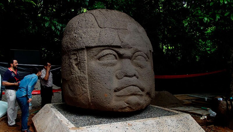 Cabeza colosal olmeca