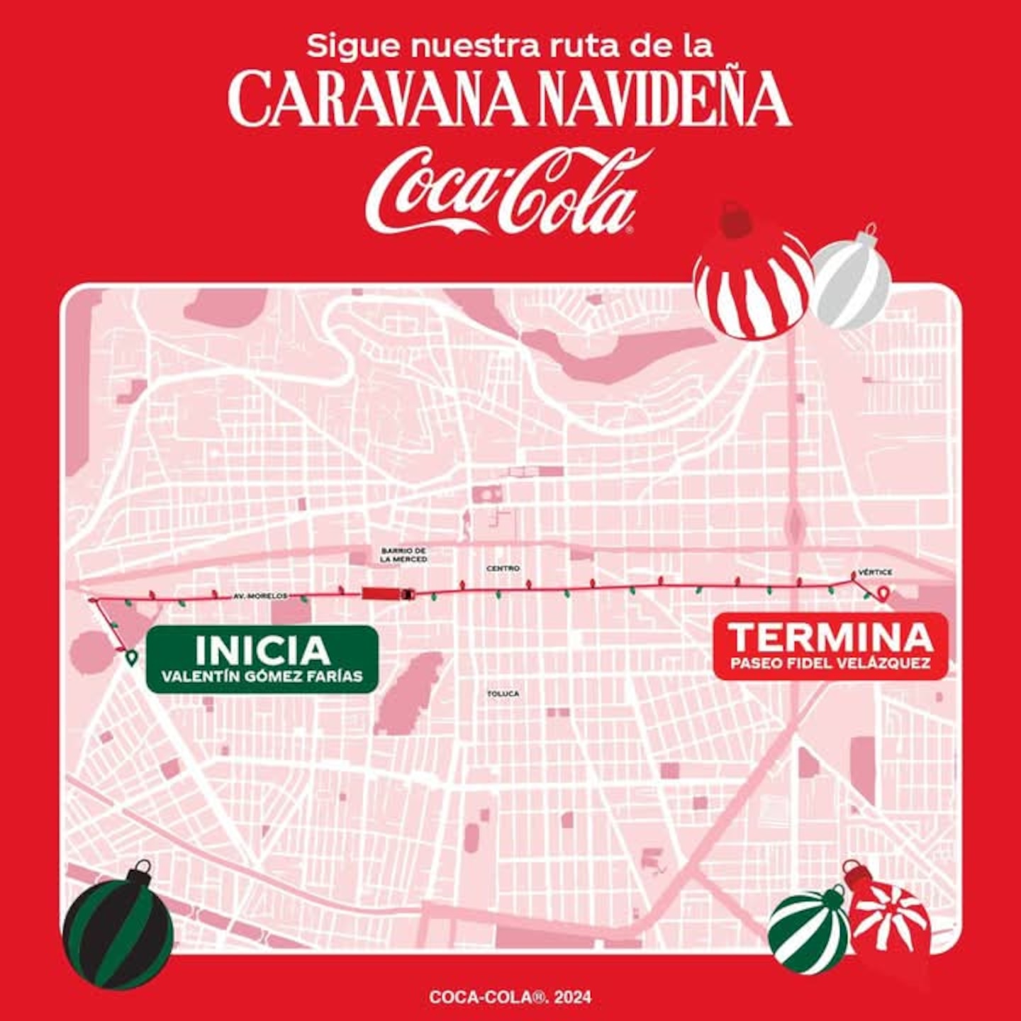 Caravana CocaCola EDOMEX Ruta y horario para este viernes 6 de