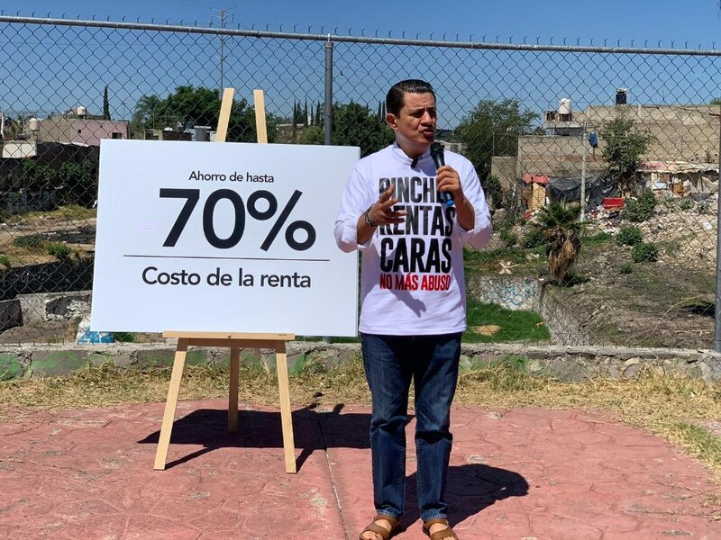 AMLO promete reducir el costo de la renta hasta en un 70%