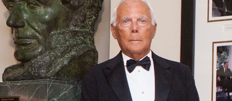 Giorgio Armani, el diseñador de moda italiano