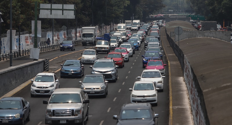 Tráfico vehicular en la Ciudad de México