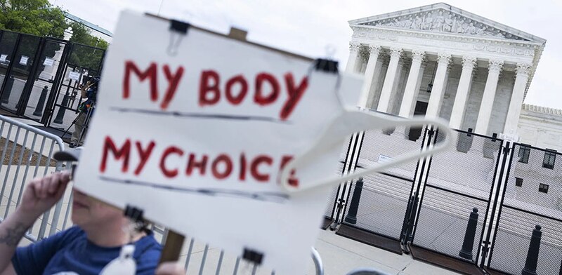 Protesta por el derecho al aborto en Estados Unidos