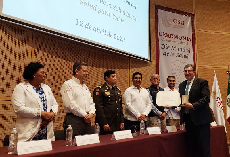 Entrega de reconocimientos por el Día Mundial de la Salud