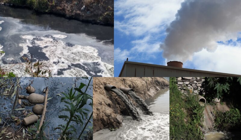 La contaminación del medio ambiente