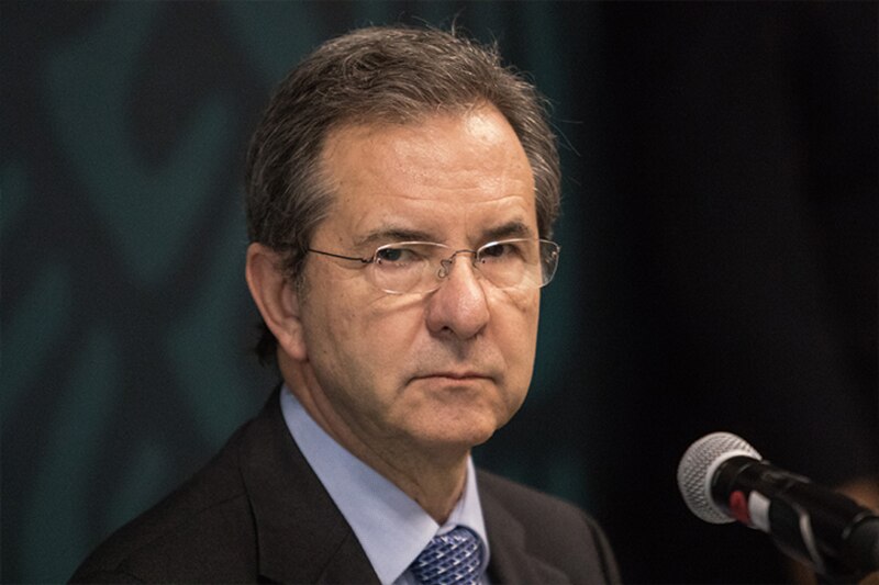El presidente de la Reserva Federal, Jerome Powell, habla en una conferencia de prensa.