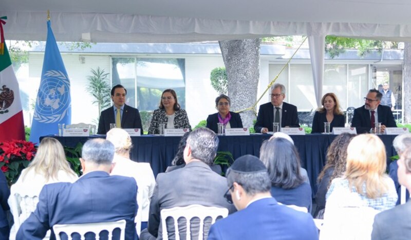 Inauguración de la Semana Anticorrupción, con representantes de la ONU y organismos internacionales