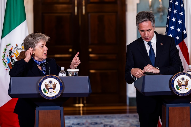 El presidente de México, Andrés Manuel López Obrador, y el presidente de los Estados Unidos, Joe Biden, en una conferencia de prensa conjunta en la Casa Blanca.