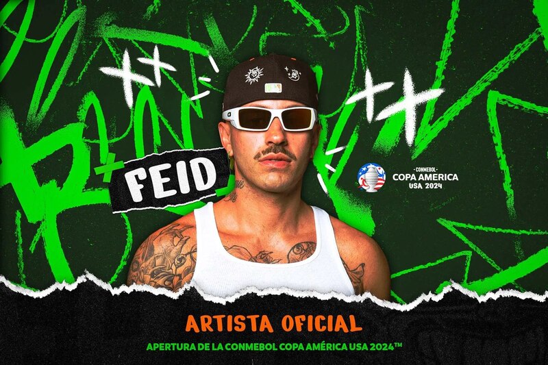 Feid, artista oficial de la Copa América 2024