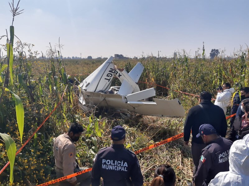 Accidente aéreo en México deja un muerto y varios heridos