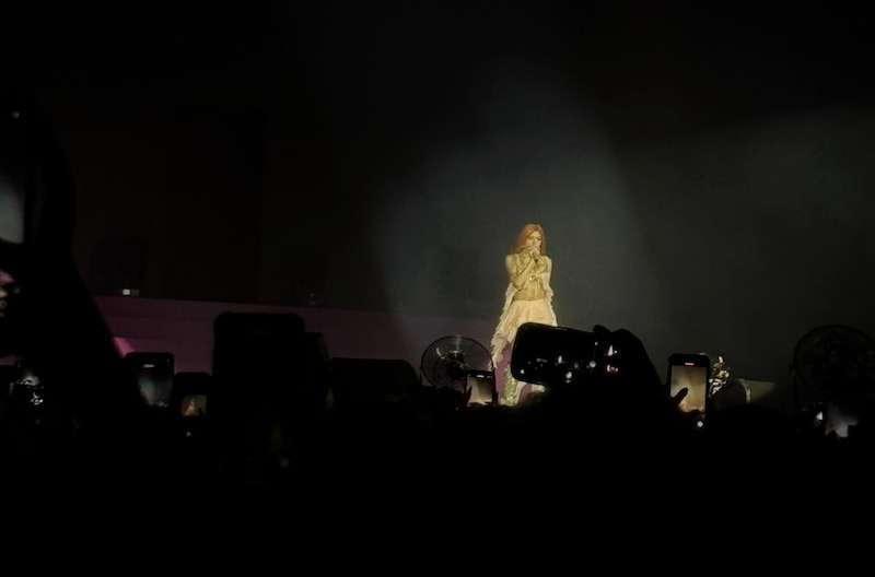 Yeri Mua en su concierto del Pepsi Center