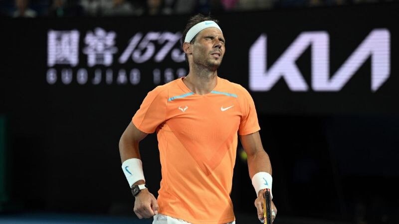 Rafael Nadal en el Abierto de Australia 2023