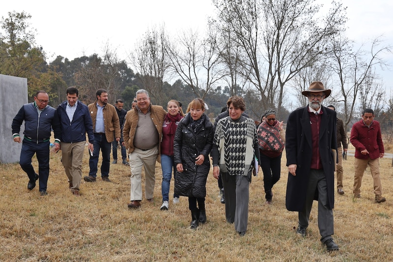 Visita de la alcaldesa a la zona arqueológica de Teotihuacan