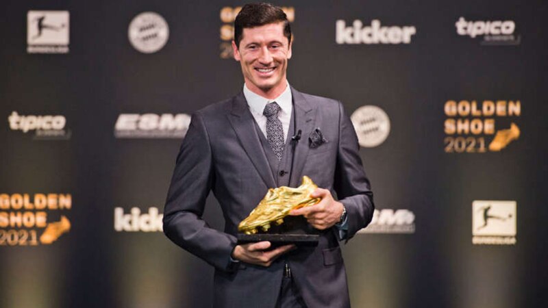 Robert Lewandowski gana la Bota de Oro 2021