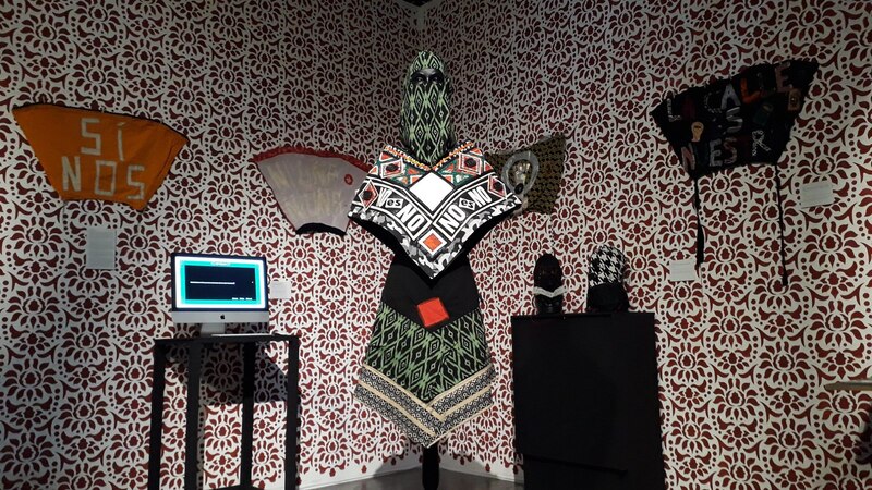 Instalación de arte contemporáneo