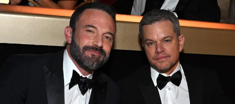Ben Affleck y Matt Damon, juntos en los Globos de Oro 2023