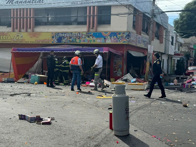 Explosión en una juguetería deja varios heridos