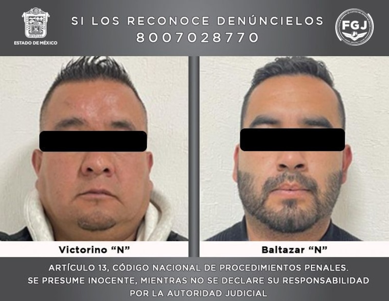 Title: Se buscan a dos hombres por un delito en el Estado de México