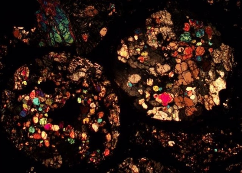 Thin Section of a Meteorite