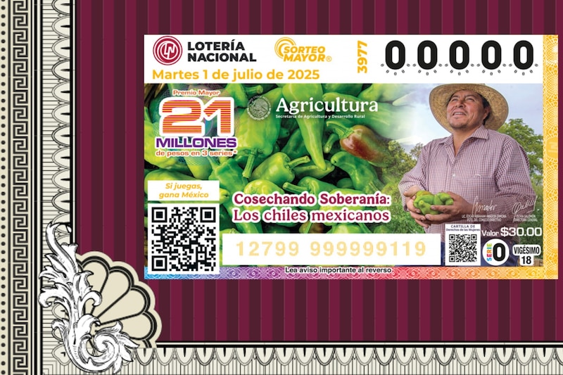 Sorteo Mayor 3975 de la Lotería Nacional 1 de julio
