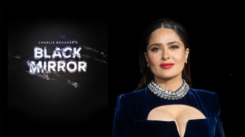 Actriz mexicana Salma Hayek en la serie Black Mirror